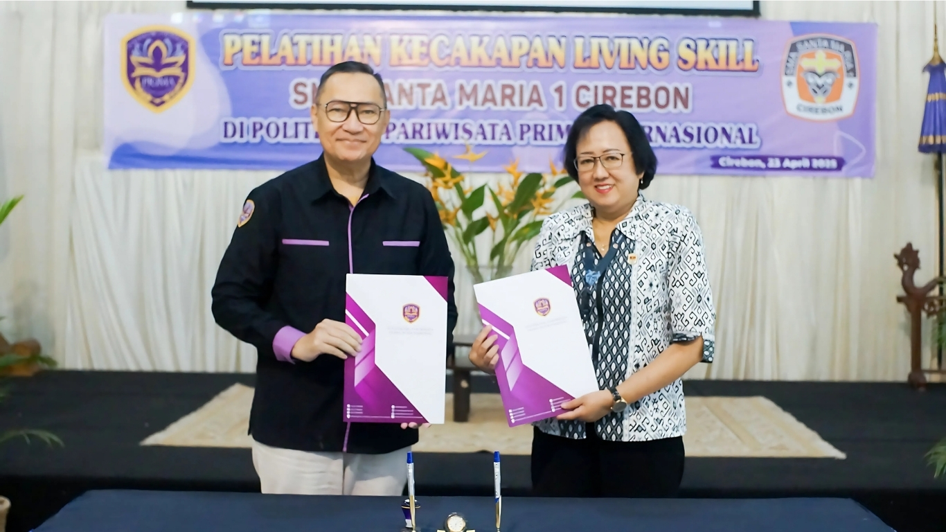 Kerjasama SMA Santa MAria 1 CIrebon | Pengabdian Masyarakat | MoU | Penandatanganan MoU