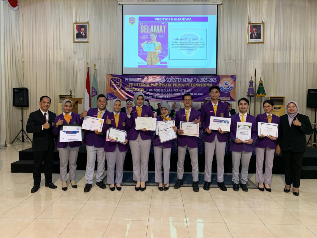 best trainee | mahasiswa poltekpar prima | trainee terbaik