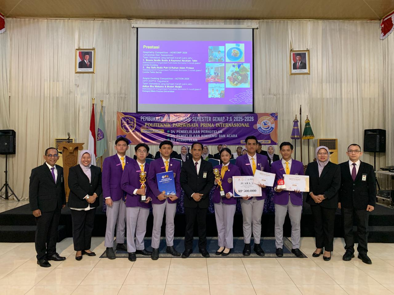 Prestasi mahasiswa | menang lomba | kejuaraan | pemenang lomba | Lomba perhotelan | Lomba Masak