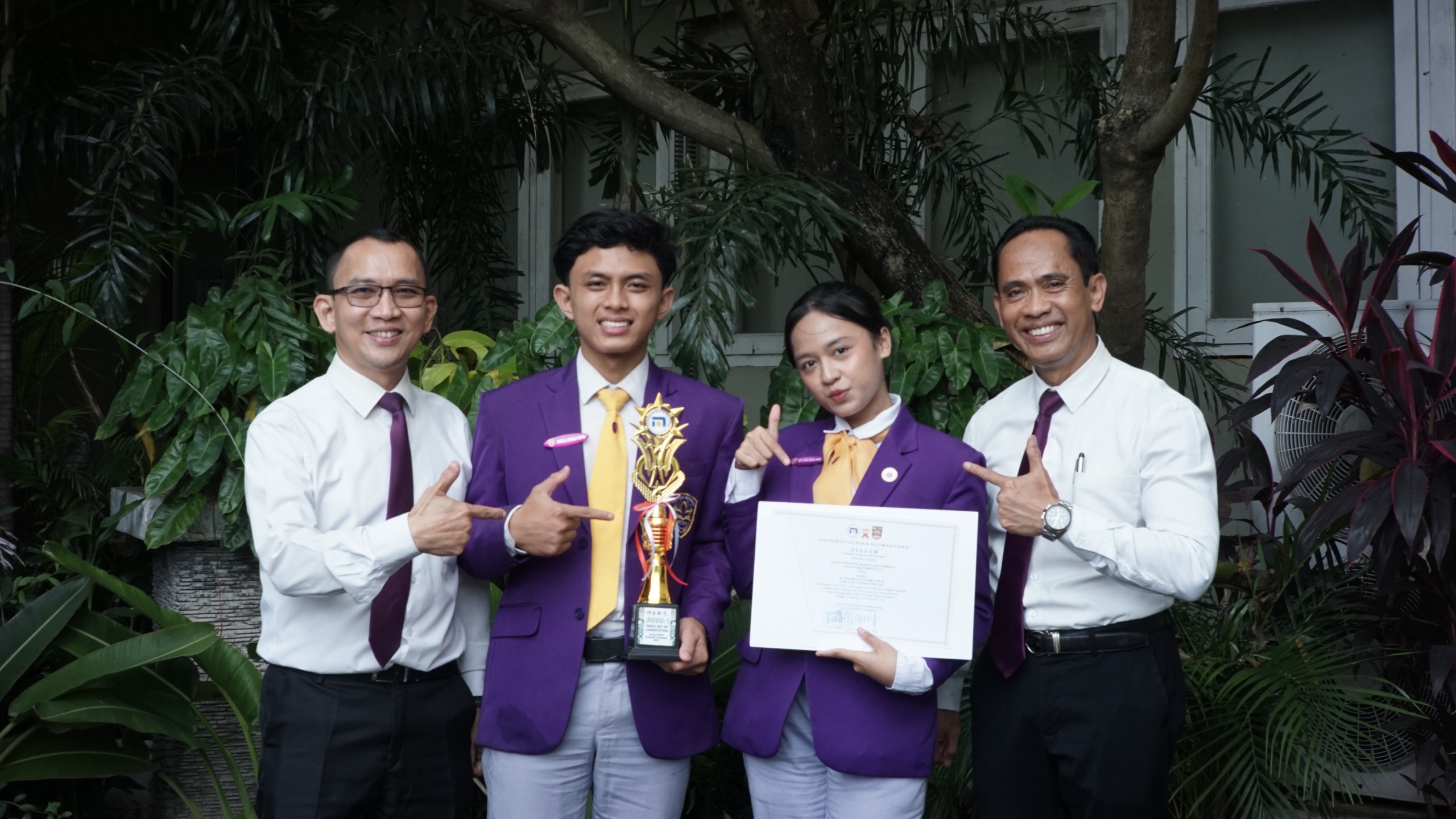 Pemenang Lomba | Lomba Perhotelan | Juara 1 | Juara Table Setup Competition